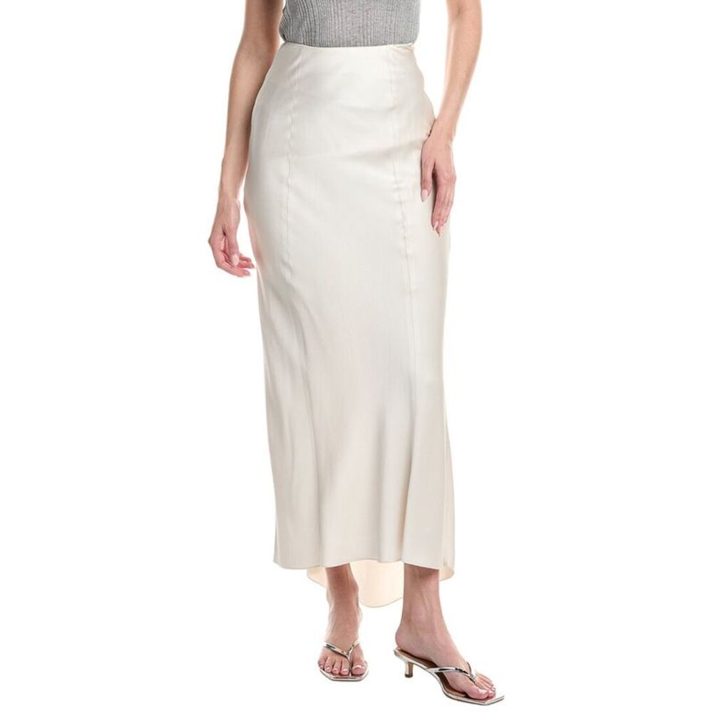 Peserico Womens Maxi Skirt, White